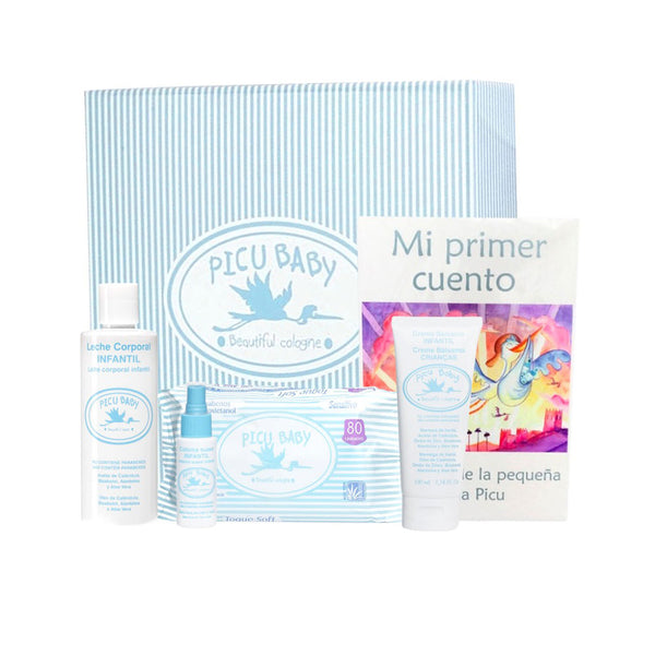 Infantil caja rayas azul new setti 5 kpl - PICU BABY