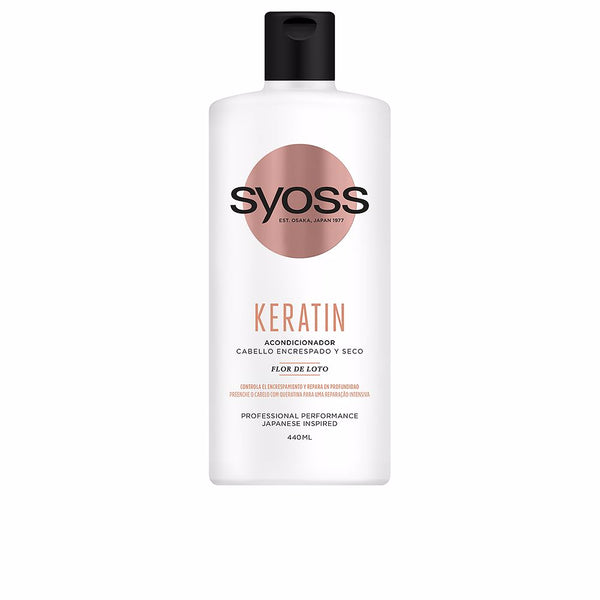 Keratin hoitoaine pörröisille ja kuiville hiuksille 440 ml - SYOSS