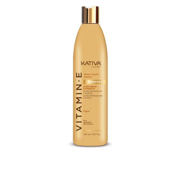 Vitamin e biotiini & bambu shampoo 550 ml - KATIVA