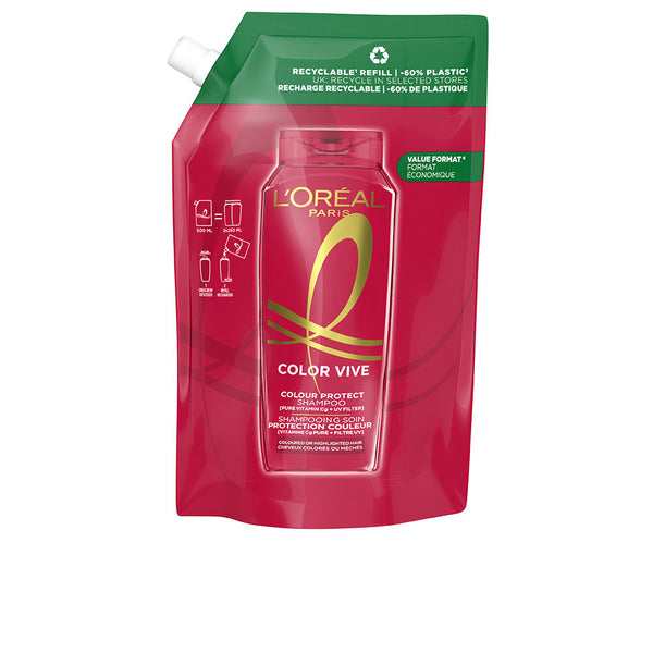 Elvive Color-Vive Protective Shampoo Refill Eco Pack 500 Ml