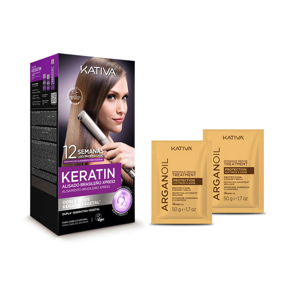 Double keratina express brazilian straightening case 5 kpl - KATIVA
