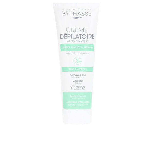 Hair removal cream aloe vera -uute 125 ml - BYPHASSE