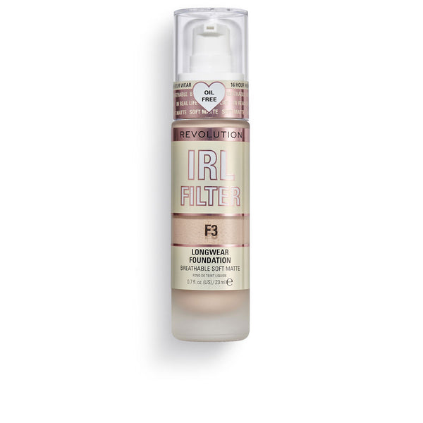 Irl filter pitkäkestoinen meikkivoide #f3 23ml - REVOLUTION MAKE UP