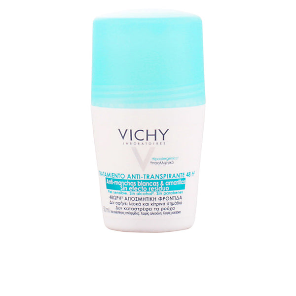 Deo hikoilunestoaine valkoisia tahroja vastaan 48h roll-on 50 ml - VICHY