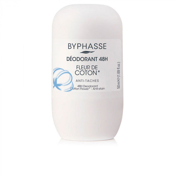 Deodorant 24h puuvillankukka (roll-on) 50 ml - BYPHASSE