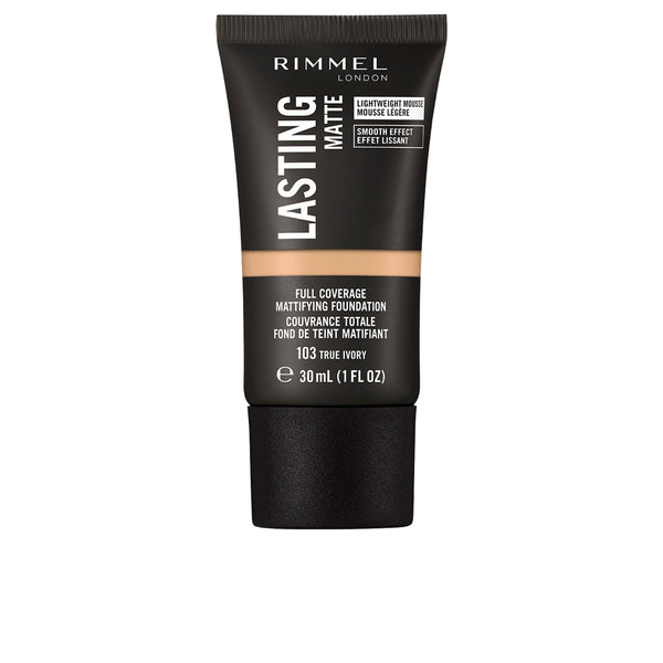 Lasting matte foundation #103-true ivory 30 ml - RIMMEL LONDON