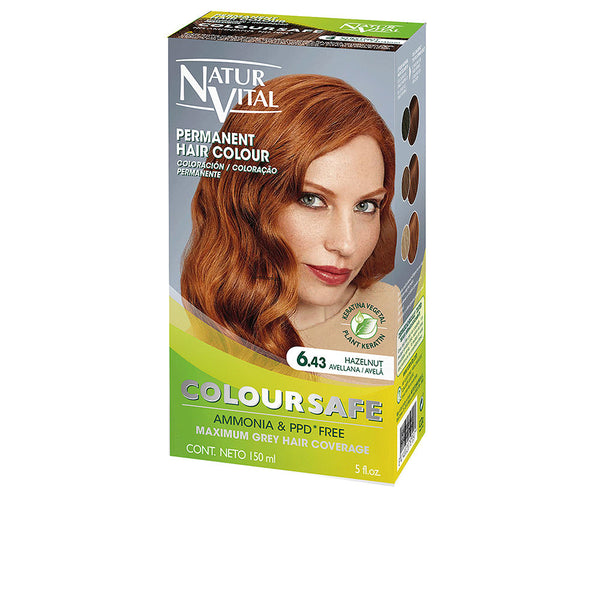 Coloursafe kestoväri #6.43-pähkinä - NATUR VITAL