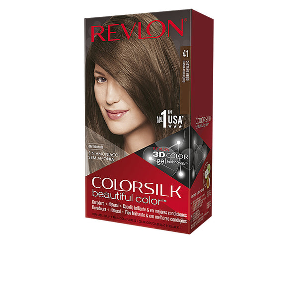 Colorsilk väriaine #41-keskiruskea 1 kpl - REVLON MASS MARKET