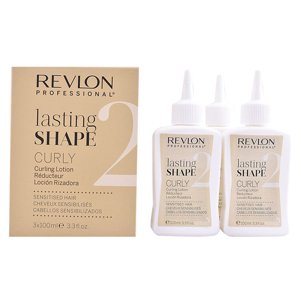 Lasting shape curling lotion sensitive hair 3 x 100 ml - REVLON