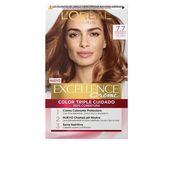 Excellence creme dye #7.7-jäinen karamelli 192 ml - L'ORÉAL PARIS