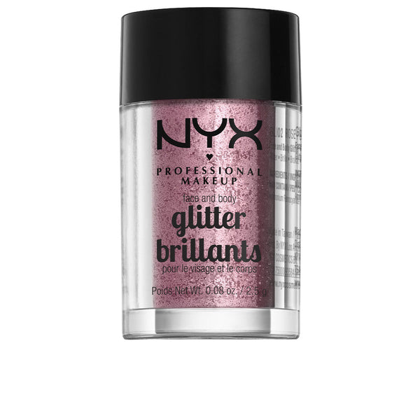 Glitter brillants kasvoille ja vartalolle #rose - NYX PROFESSIONAL MAKE UP