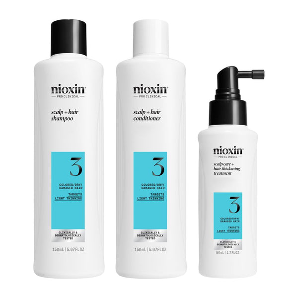 System 3 - Kit - Treatment For Colored Hair With Mild Thinning 3 Units