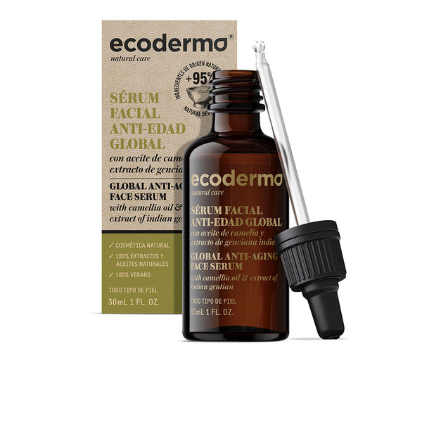 Serum facial maailmanlaajuinen anti-age 30 ml - ECODERMA