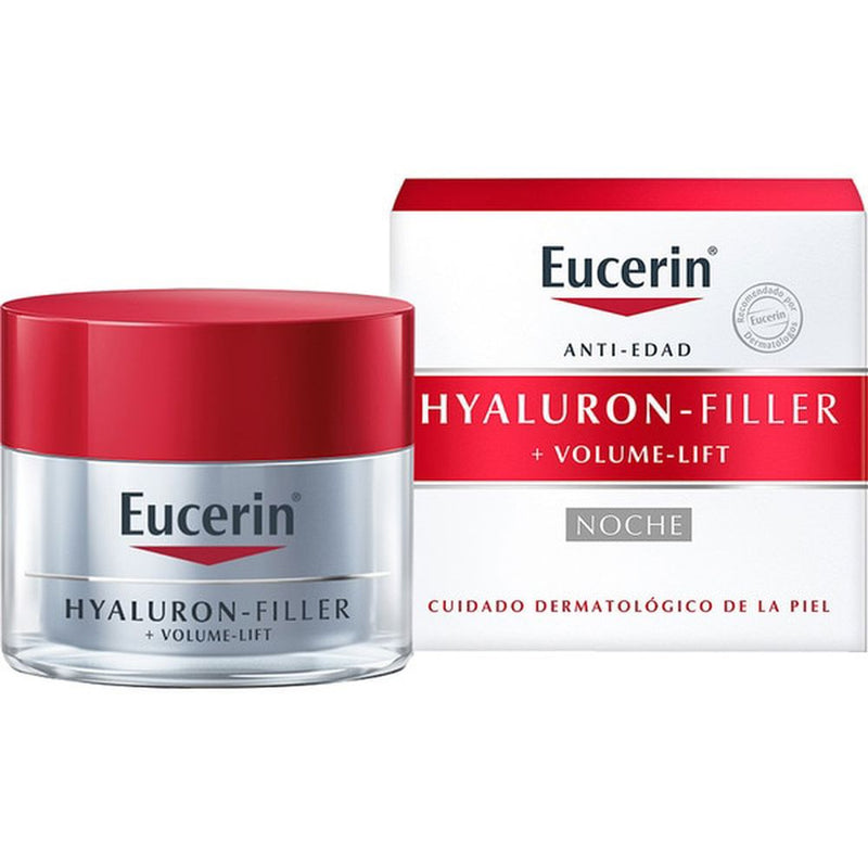 Eucerin Hyaluron filler + volume-lift yövoide 50 ml | Vuodevaatteet.fi