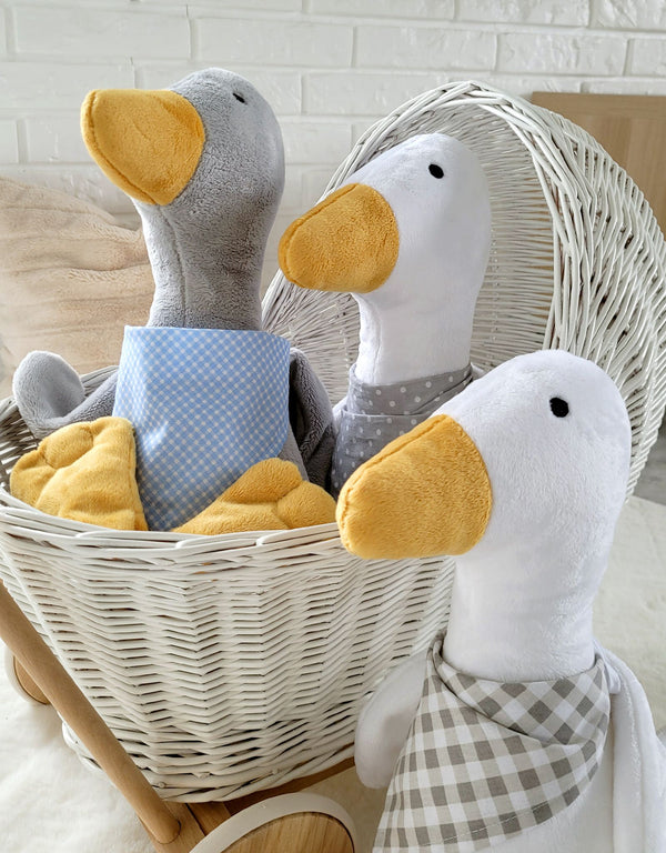 Ankka Pehmolelu - White