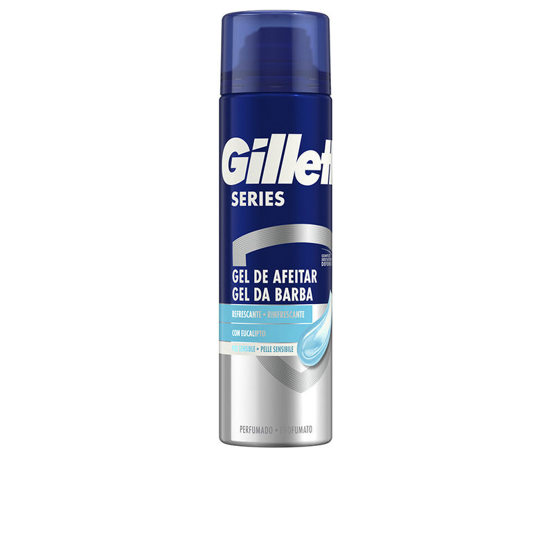 Gillette Series Refreshing Shaving Gel Sensitive Skin 200 Ml | Vuodevaatteet.fi