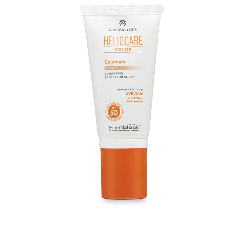 Heliocare color aurinkovoide voidegeeli väri spf50 #brown 50 ml | Vuodevaatteet.fi