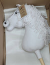 Premium Keppihevonen / Hobby Horse - White A3