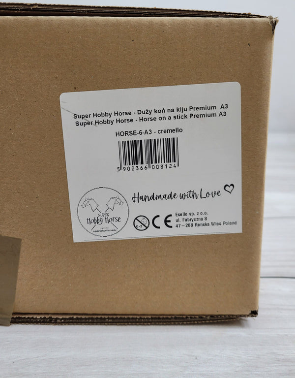 Premium Keppihevonen / Hobby Horse - Cremello horse A3