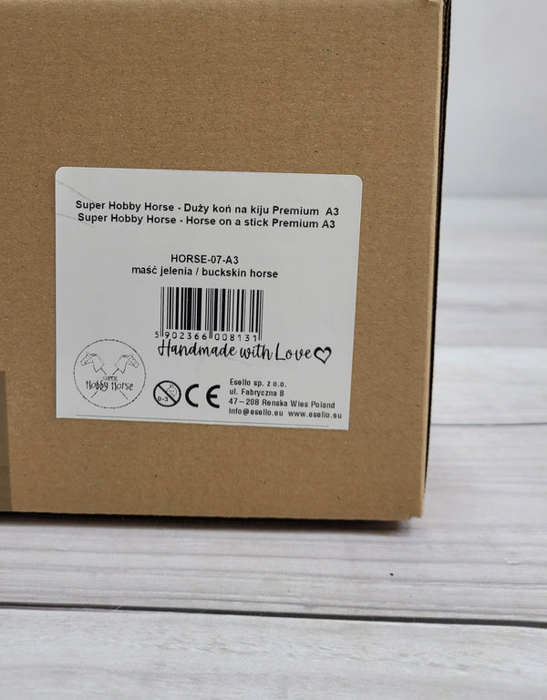 Premium Keppihevonen / Hobby Horse - Buckskin horse A3