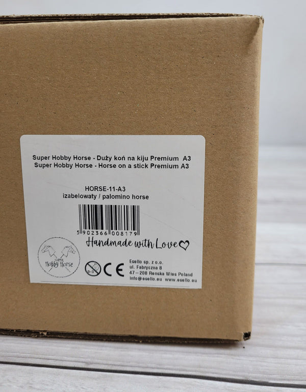 Premium Keppihevonen / Hobby Horse - Palomino A3