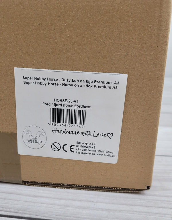 Premium Keppihevonen / Hobby Horse - Fjord fjordhest A3