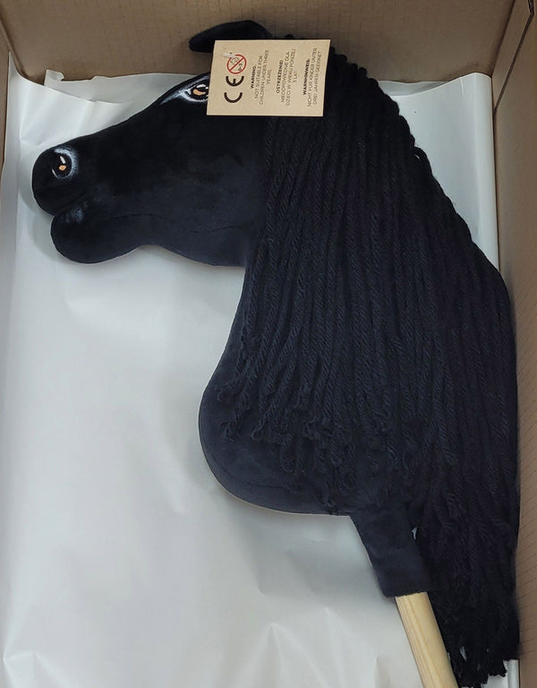 Premium Keppihevonen / Hobby Horse - Fresian horse 2 A3