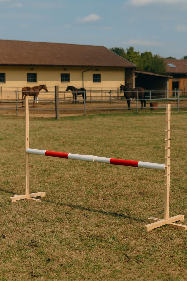 Keppihevosen este 160cm - Beam red