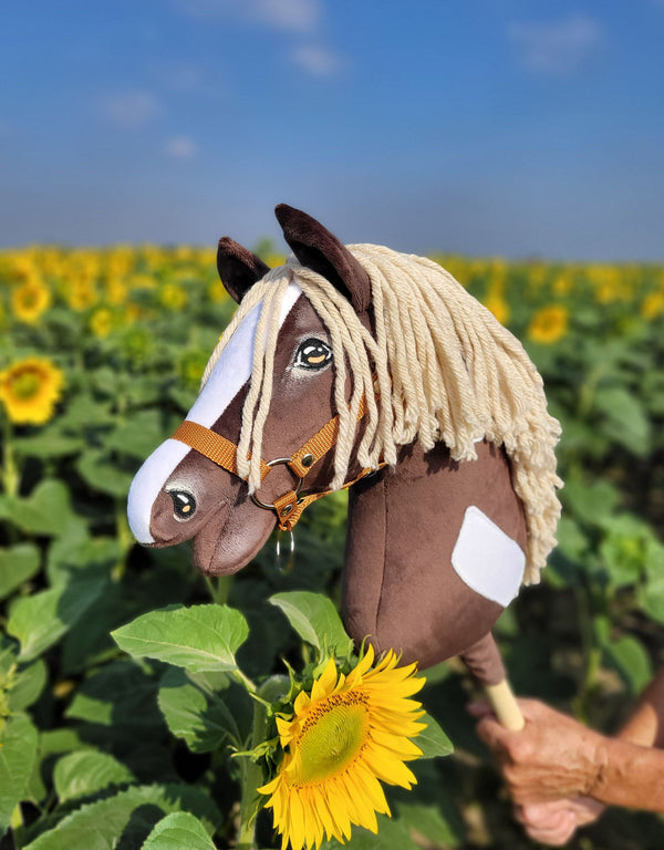 Premium Keppihevonen / Hobby Horse - Western 4 dark bay A3