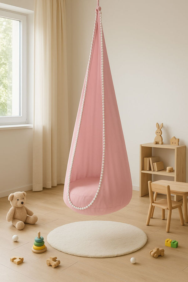 Riippuva keinu vauvalle - pink