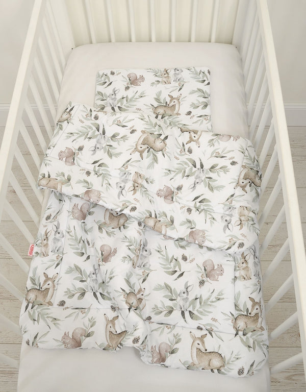 Vaauvan Peitto Ja Tyyny - Newborn - 75X100cm - Woodland Olive