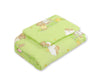 Vaauvan Peitto Ja Tyyny - Newborn - 75X100cm - Teddy bears on ladders green