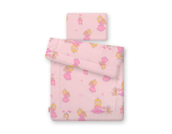 Vaauvan Peitto Ja Tyyny - Newborn - 75X100cm - Pink Princess