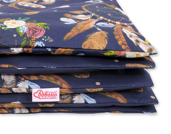 Pussilakanasetti Vauvalle - 120X90cm - Dream Catchers Dark Blue