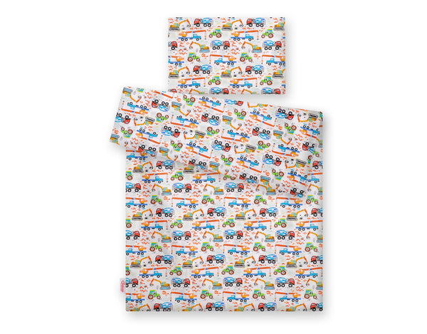 Pussilakanasetti Vauvalle - 120X90cm - Construction Site