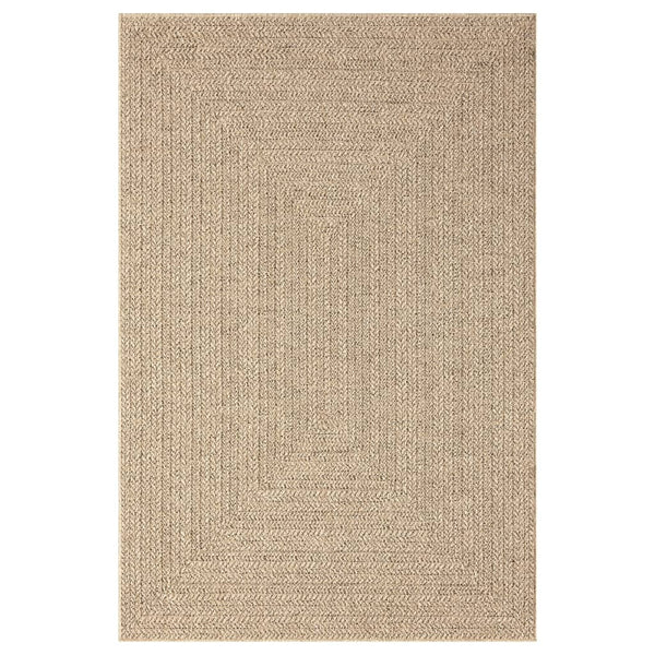Juuttityylinen matto 140x200 cm sisä- ja ulkokäyttöön