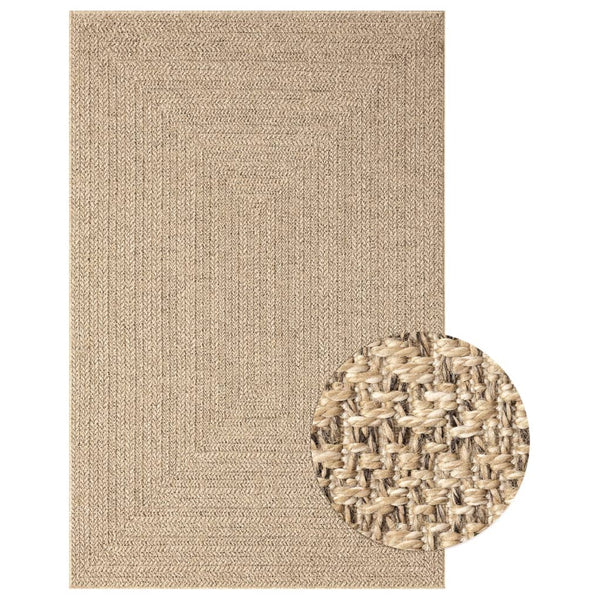 Juuttityylinen matto 160x230 cm sisä- ja ulkokäyttöön