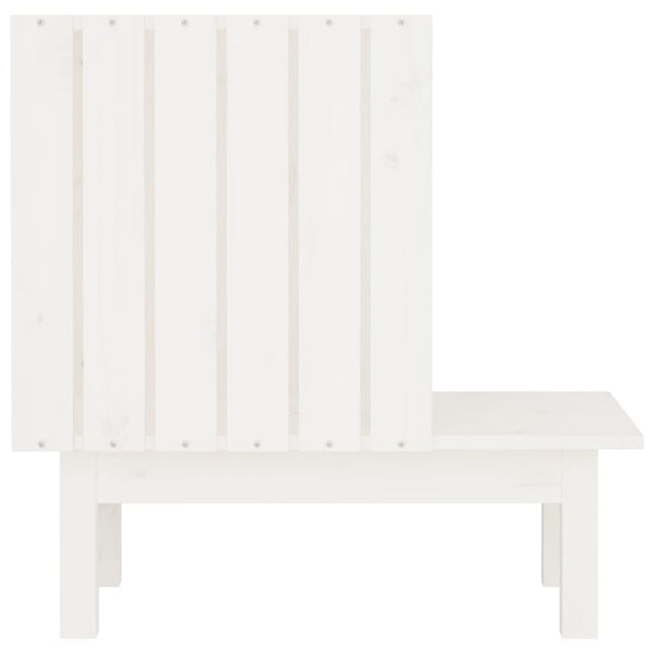 Kissankoppi valkoinen 60x36x60 cm täysi mänty