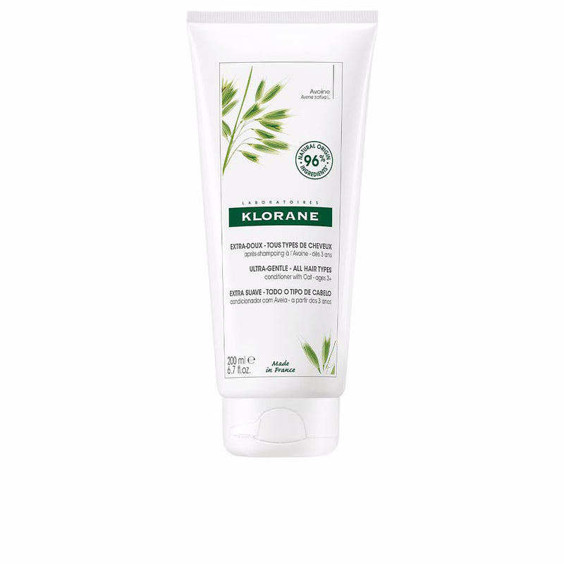 Klorane Ultra-gentle hoitoaine kauramaidolla 200 ml. | Vuodevaatteet.fi