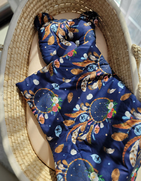 Vauvan Peitto Ja Tyyny - Puuvilla - Teddy Bear - Dream Catchers Dark Blue