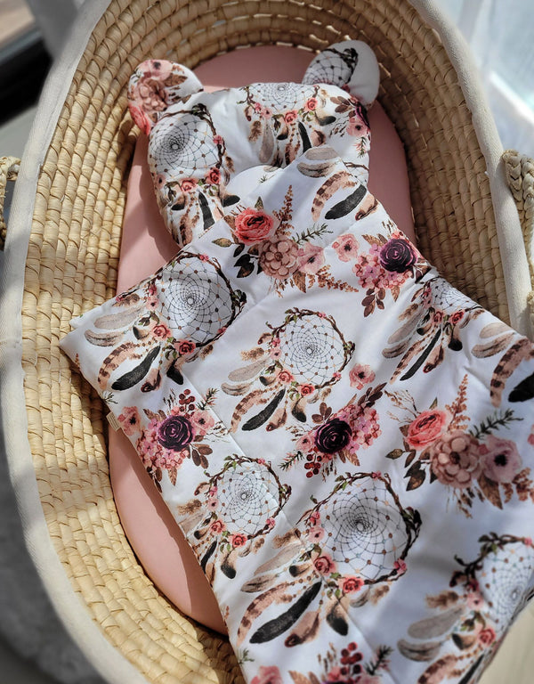 Vauvan Peitto Ja Tyyny - Puuvilla - Teddy Bear - Flower Dream Catchers
