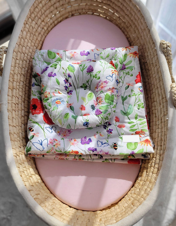 Vauvan Peitto Ja Tyyny - Puuvilla - Teddy Bear - Meadow