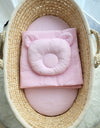 Moseskorin Peito Ja Tyyny - Teddy Bear - Pink