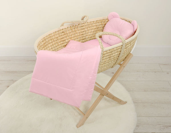 Moseskorin Peito Ja Tyyny - Teddy Bear - Pink