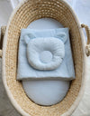 Moseskorin Peito Ja Tyyny - Teddy Bear - Blue