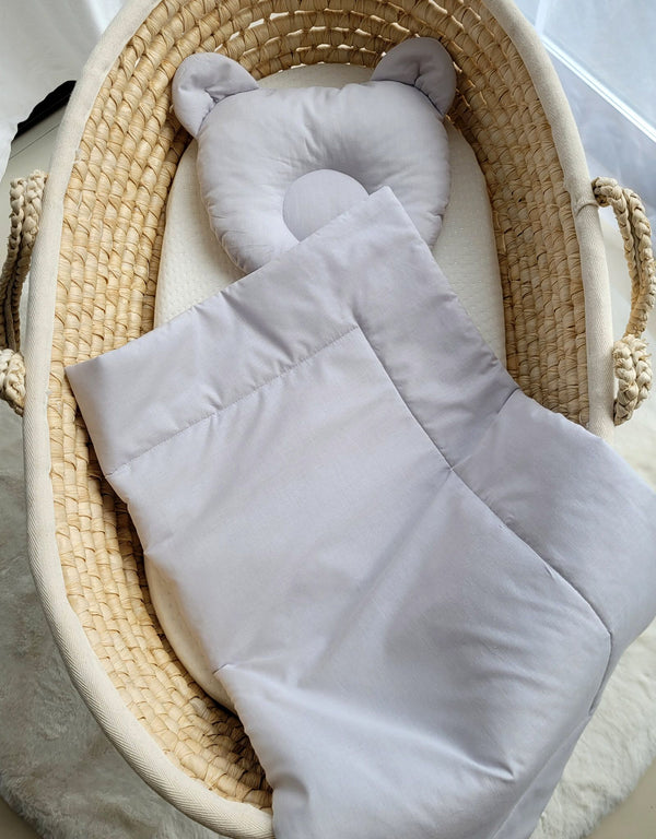 Moseskorin Peito Ja Tyyny - Teddy Bear - Gray