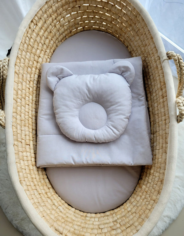 Moseskorin Peito Ja Tyyny - Teddy Bear - Gray