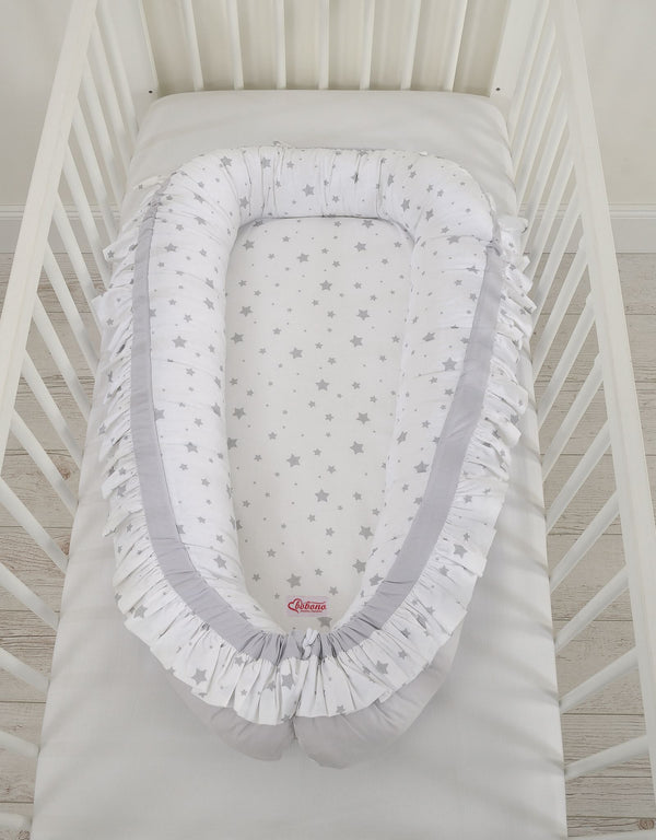 Unipesä Volangilla - Mini Gray Stars/Gray