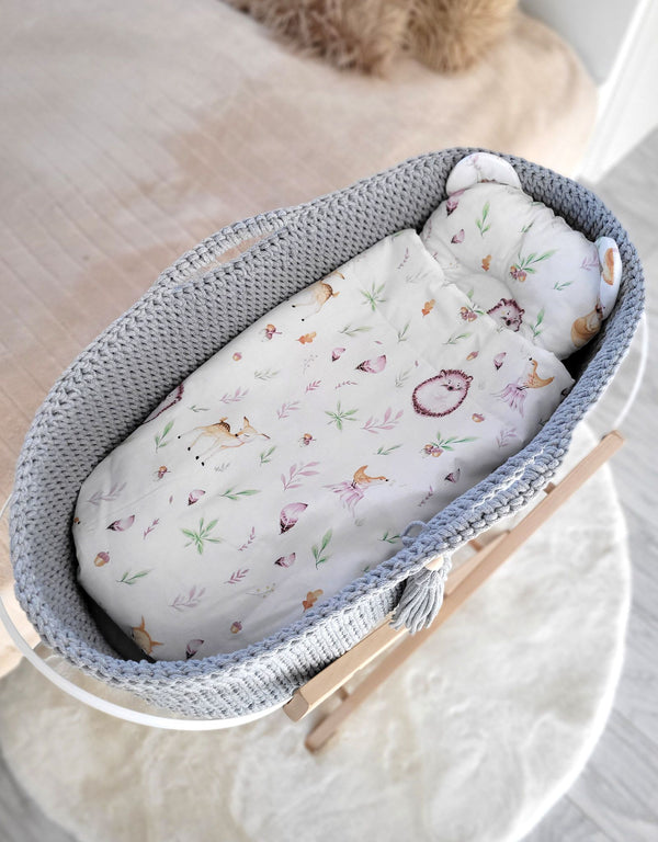 Moseskori - Puuvilla - Gray