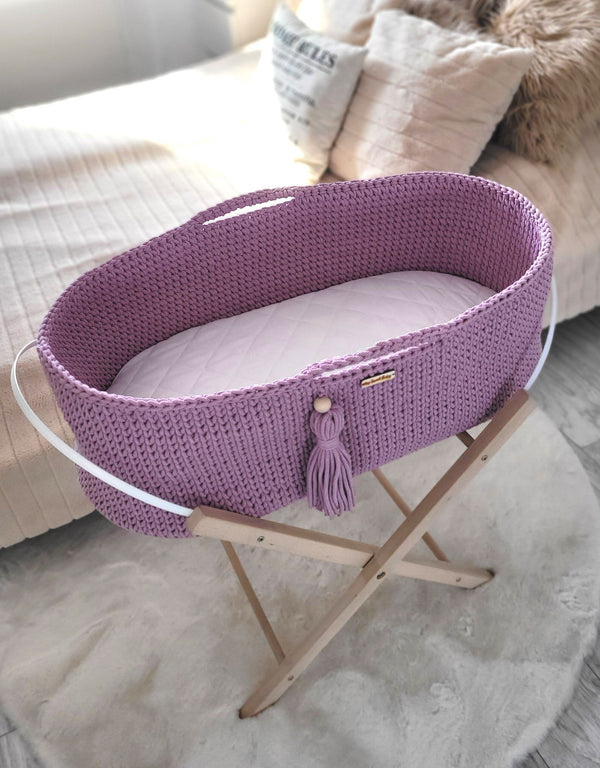 Moseskori Jalustalla - Puuvilla - Lavender